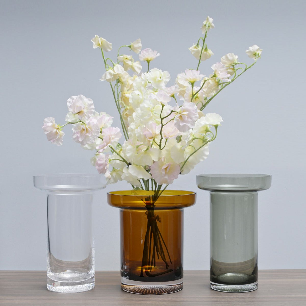 Kosta Boda コスタボダ Limelight ライムライト Tulip Vase チューリップベース フラワーベース サイズ：H19.5cm カラー：4色 ハンドメイド ガラス 花器