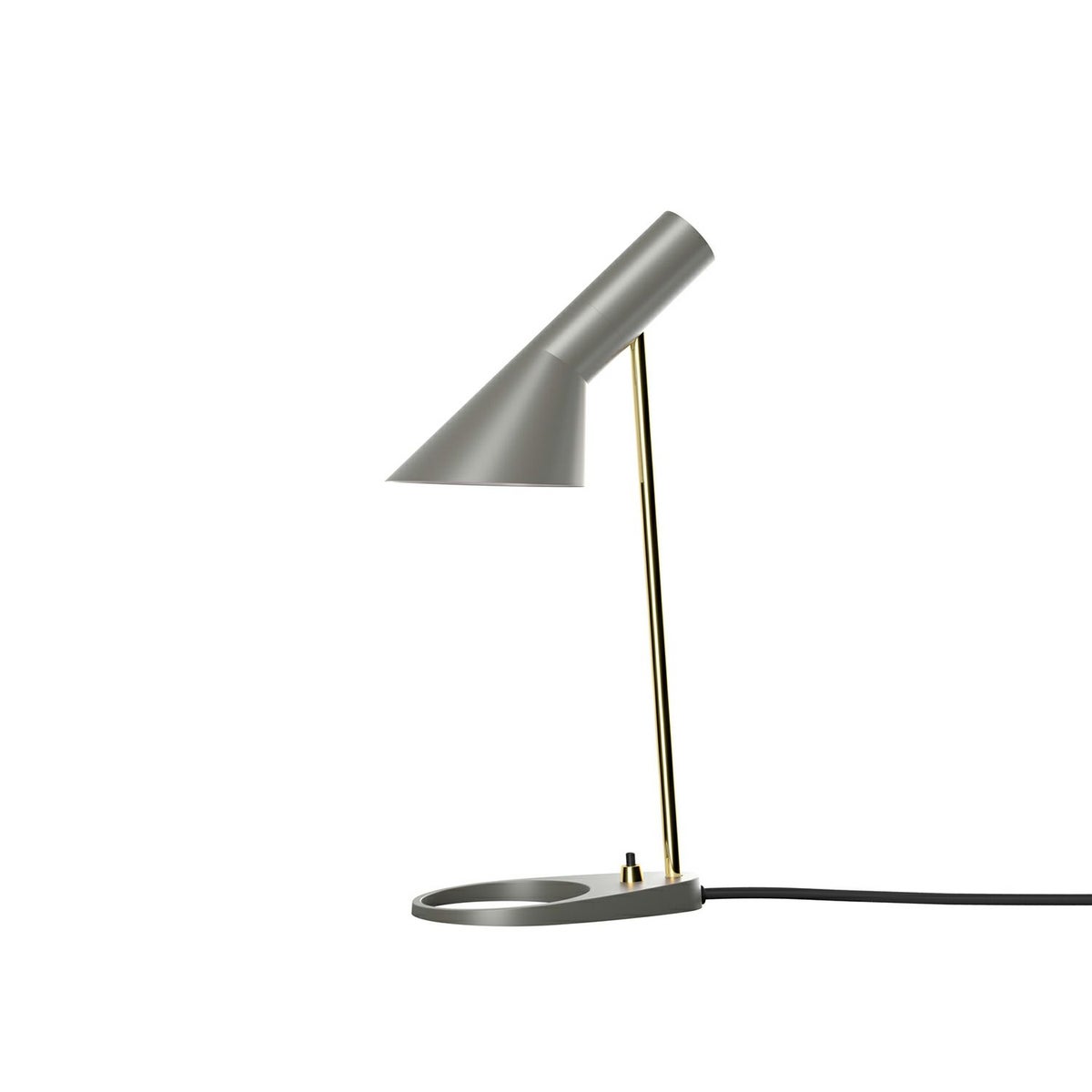 Louis Poulsen ルイスポールセン AJ Mini Table AJ ミニ テーブル テーブルランプ カラー：ウォーム・グレー 真鍮ポリッシュ （無塗装） デザイン：アルネ・ヤコブセン