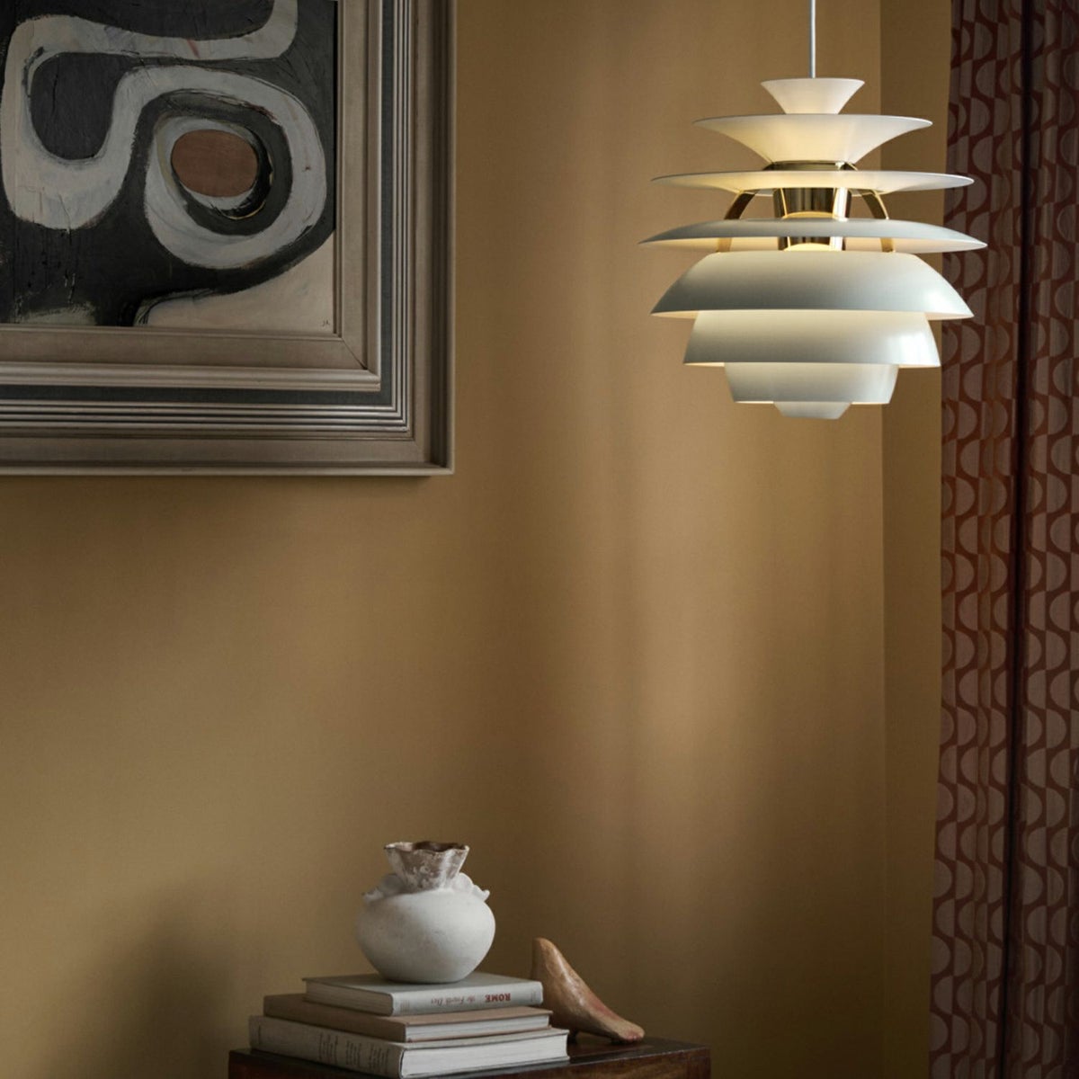 Louis Poulsen ルイスポールセン PH Snowball PH スノーボール ペンダントライト Φ400mm カラー：ダスティー・グリーン 真鍮メタライズド デザイン：ポール・ヘニングセン