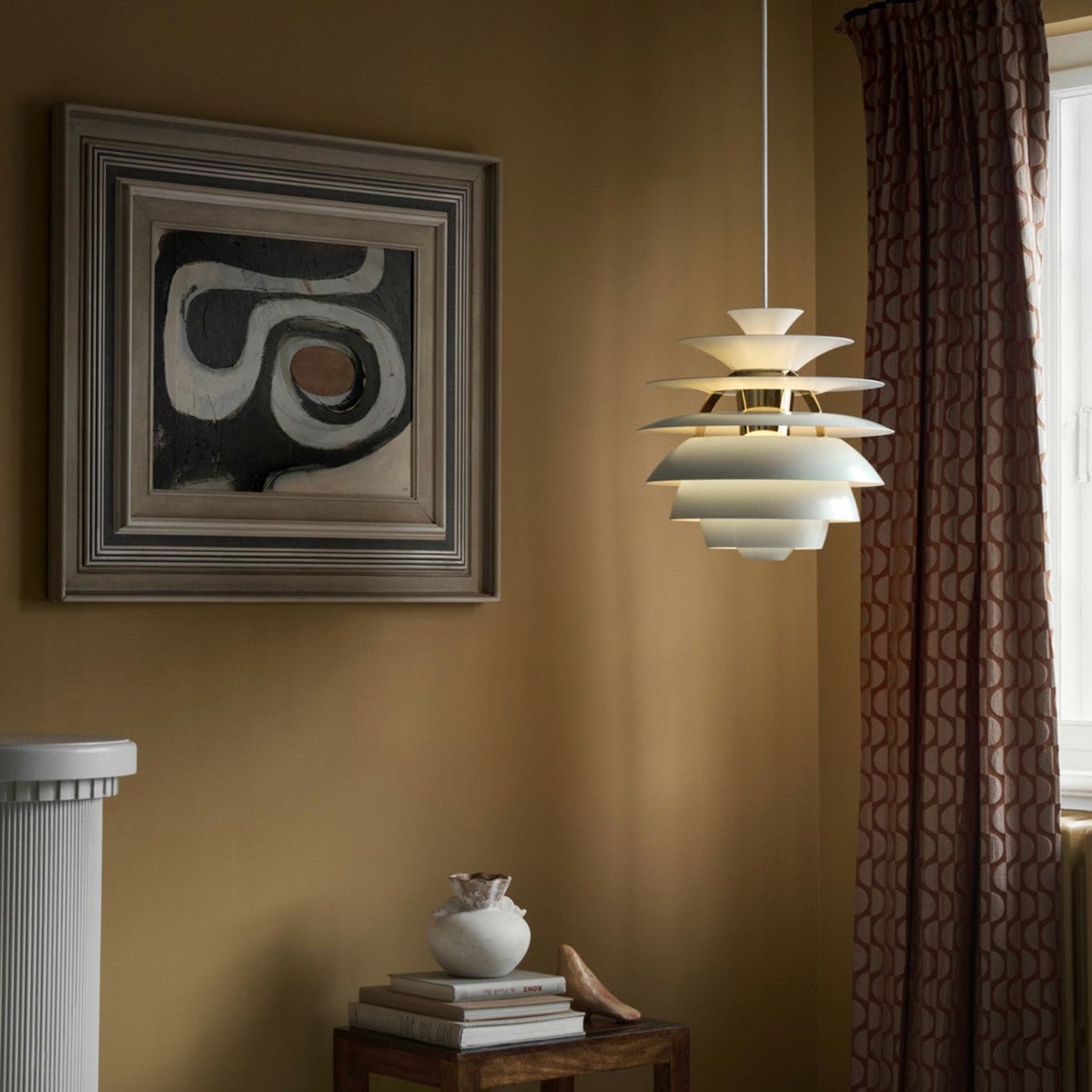 Louis Poulsen ルイスポールセン PH Snowball PH スノーボール ペンダントライト Φ400mm カラー：ダスティー・ブルー 真鍮メタライズド デザイン：ポール・ヘニングセン