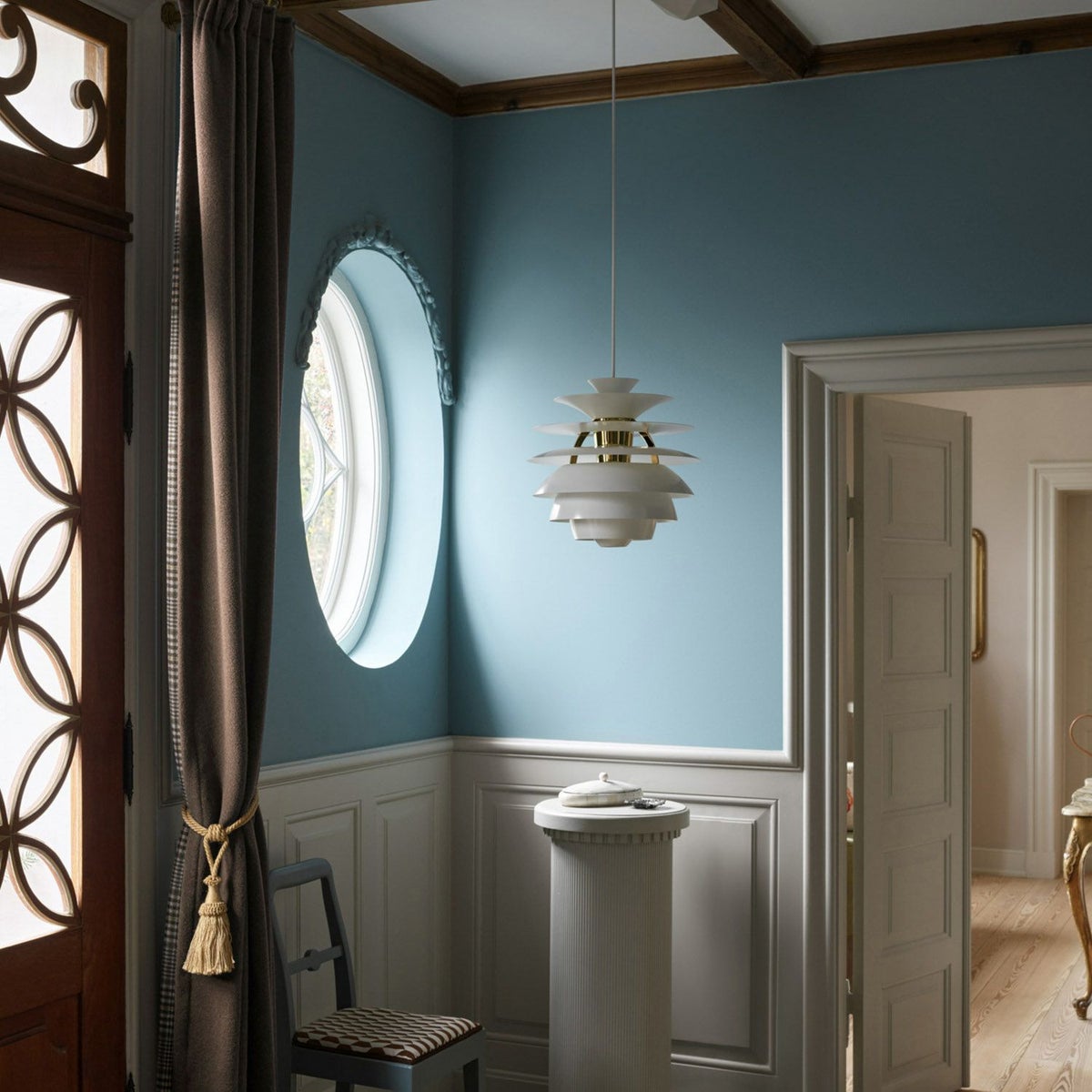 Louis Poulsen ルイスポールセン PH Snowball PH スノーボール ペンダントライト Φ400mm カラー：ソフトホワイト 真鍮メタライズド デザイン：ポール・ヘニングセン