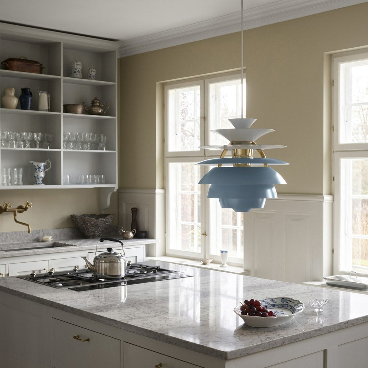 Louis Poulsen ルイスポールセン PH Snowball PH スノーボール ペンダントライト Φ400mm カラー：ソフトホワイト 真鍮メタライズド デザイン：ポール・ヘニングセン