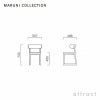 Maruni マルニ木工 MARUNI COLLECTION マルニコレクション EN エン チェア 張座 ファブリック（M-02） ベース：メープル デザイン：セシリエ・マンツ