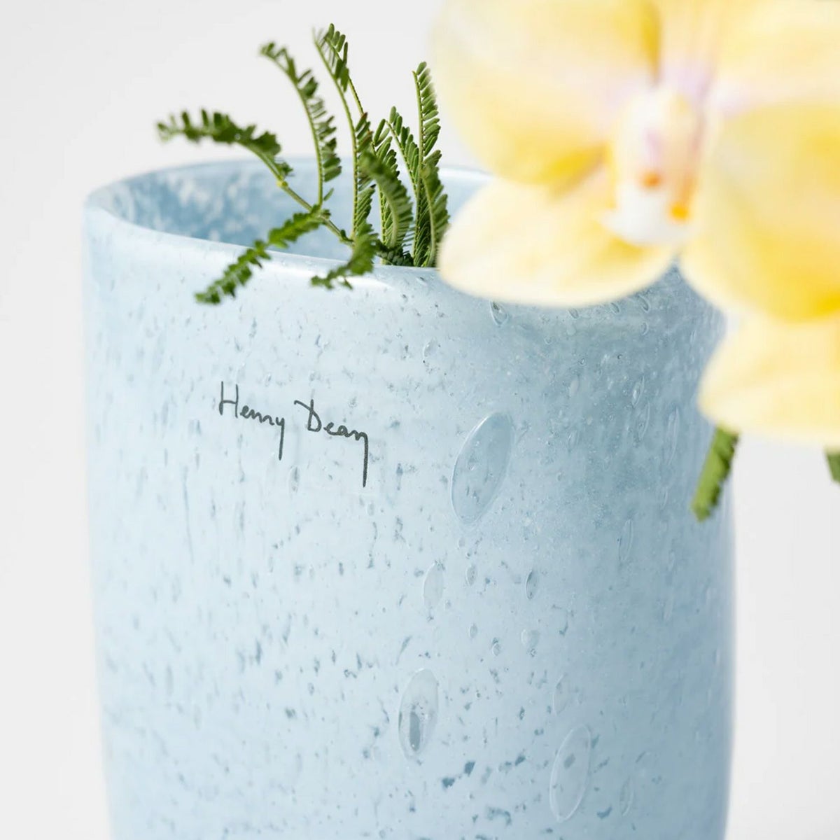 Henry Dean ヘンリー ディーン Joe ジョー フラワーベース ハンドメイド ガラス 花器