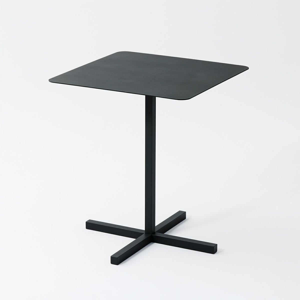 DUENDE デュエンデ SOLID STEEL DINER TABLE SQUARE ソリッドスチールダイナーテーブル スクエア DU331 カラー：ダークグレー デザイン：PERMANENT31