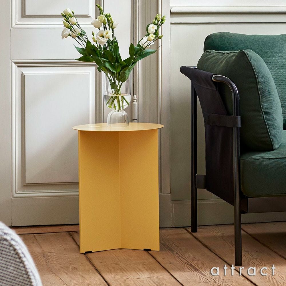 HAY ヘイ Slit Table スリット テーブル Steel High スチール ハイ サイドテーブル Φ35×H47cm ステンレススチール 塗装またはメッキ仕上げ カラー：5色 デザイン：HAY