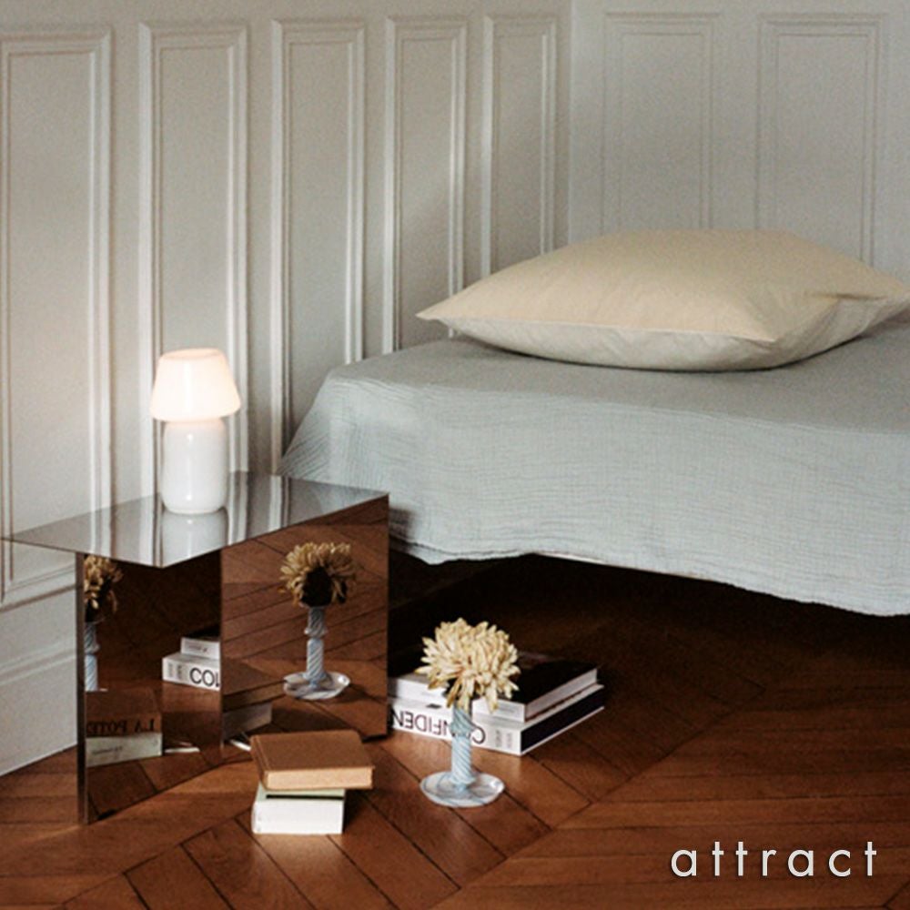 HAY ヘイ Slit Table スリット テーブル Steel Oblong スチール オブロング サイドテーブル W49.5×H35.5cm ステンレススチール 塗装またはメッキ仕上げ カラー：2色 デザイン：HAY