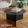 HAY ヘイ Slit Table XL スリット テーブル XL Steel Round スチール ラウンド サイドテーブル Φ65×H35.5cm ステンレススチール 塗装仕上げ カラー：2色 デザイン：HAY