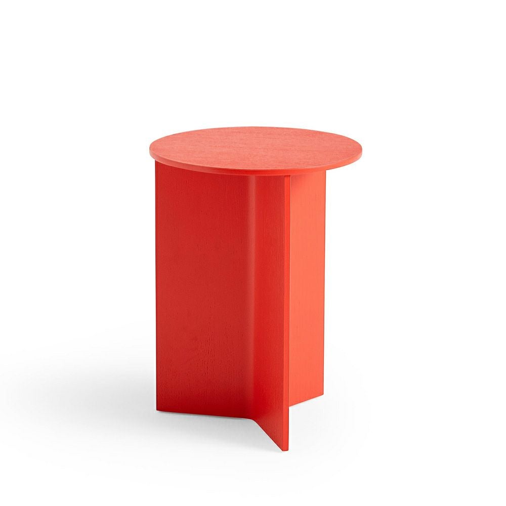 HAY ヘイ Slit Table スリット テーブル Wood High ウッド ハイ サイドテーブル Φ35×H47cm ベニヤ 合板 ウォーターラッカー塗装仕上げ カラー：6色 デザイン：HAY