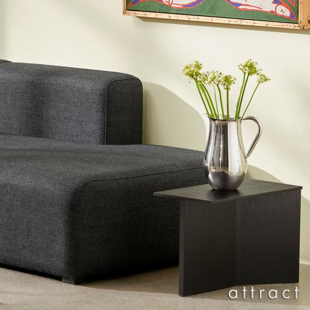 HAY ヘイ Slit Table スリット テーブル Wood Oblong ウッド オブロング サイドテーブル W49.5×H35.5cm ベニヤ 合板 ウォーターラッカー塗装仕上げ カラー：3色 デザイン：HAY