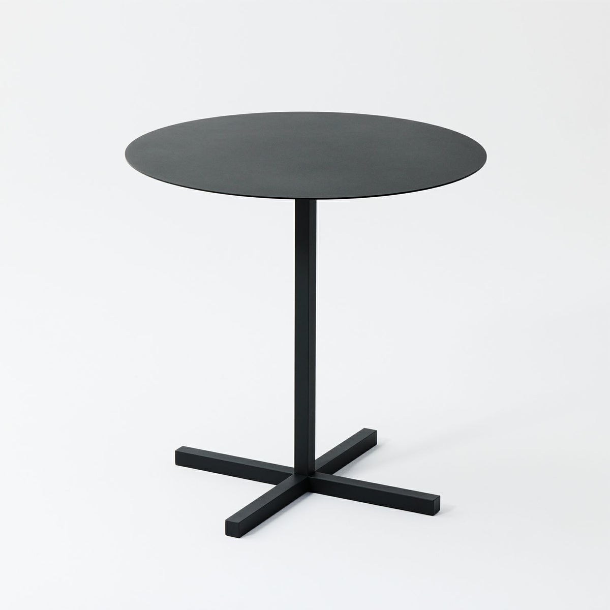 DUENDE デュエンデ SOLID STEEL DINER TABLE ROUND ソリッドスチールダイナーテーブル ラウンド DU330 カラー：ダークグレー デザイン：PERMANENT31