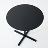 DUENDE デュエンデ SOLID STEEL DINER TABLE ROUND ソリッドスチールダイナーテーブル ラウンド DU330 カラー：ダークグレー デザイン：PERMANENT31
