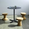 DUENDE デュエンデ SOLID STEEL DINER TABLE ROUND ソリッドスチールダイナーテーブル ラウンド DU330 カラー：ダークグレー デザイン：PERMANENT31