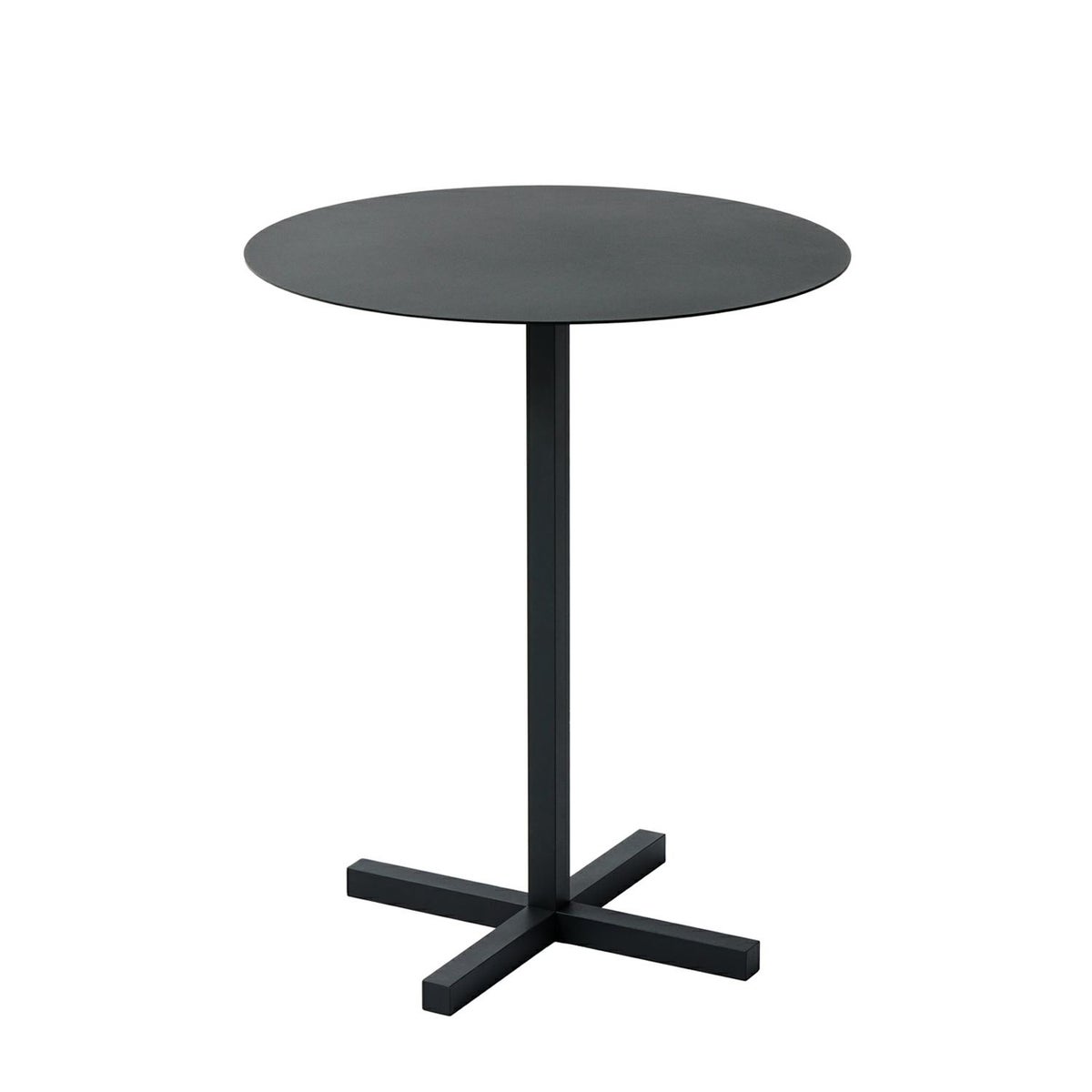 DUENDE デュエンデ SOLID STEEL HIGH DINER TABLE ROUND ソリッドスチールハイダイナーテーブル ラウンド DU0332 カラー：ダークグレー デザイン：PERMANENT31