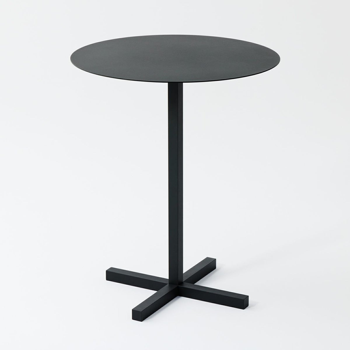 DUENDE デュエンデ SOLID STEEL HIGH DINER TABLE ROUND ソリッドスチールハイダイナーテーブル ラウンド DU0332 カラー：ダークグレー デザイン：PERMANENT31
