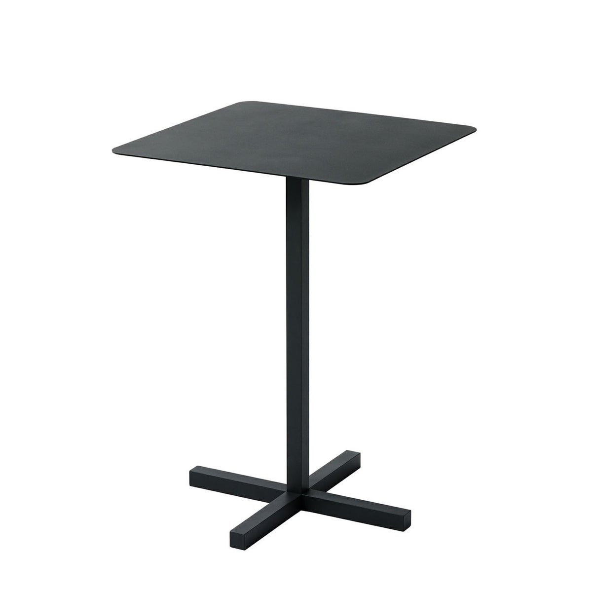 DUENDE デュエンデ SOLID STEEL HIGH DINER TABLE SQUARE ソリッドスチールハイダイナーテーブル スクエア DU0333 カラー：ダークグレー デザイン：PERMANENT31