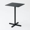 DUENDE デュエンデ SOLID STEEL HIGH DINER TABLE SQUARE ソリッドスチールハイダイナーテーブル スクエア DU0333 カラー：ダークグレー デザイン：PERMANENT31