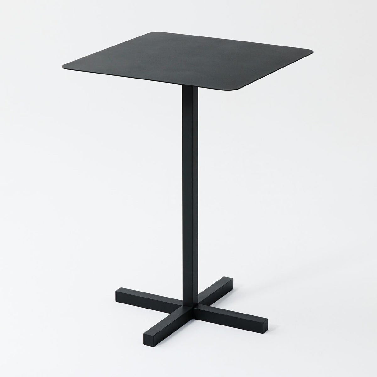 DUENDE デュエンデ SOLID STEEL HIGH DINER TABLE SQUARE ソリッドスチールハイダイナーテーブル スクエア DU0333 カラー：ダークグレー デザイン：PERMANENT31