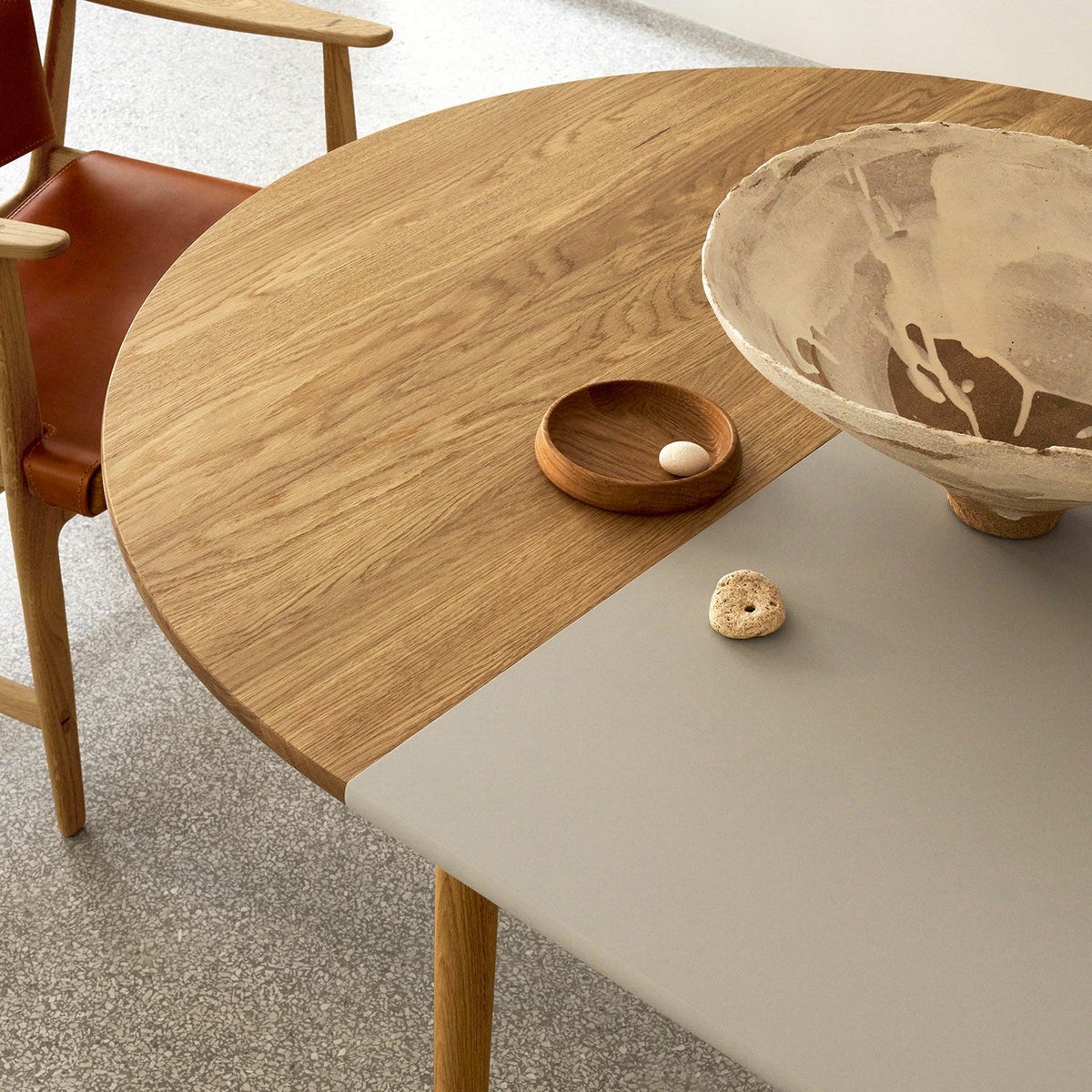 Carl Hansen & Son カール・ハンセン＆サン BM0121 伸長式 ダイニングテーブル W120-180cm オーク デザイン：ボーエ・モーエンセン