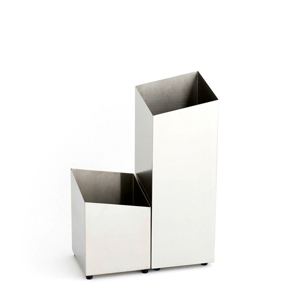 papperskorg パペルスコルク RHOMBUS ロンバス アンブレラスタンド 傘立て ダストボックス ゴミ箱 ステンレス（ヘアライン仕上げ）