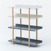 DUENDE デュエンデ MARGE SHELF 4 マージ シェルフ DU0325 カラー：2パターン デザイン：芦沢 啓治