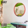 HAY ヘイ Arcs Mirror アークス ミラー Round ラウンド 60cm ウォールミラー 鏡 壁掛け鏡 丸型 ラウンドミラー デザイン：ミュラー・ヴァン・セーヴェレン