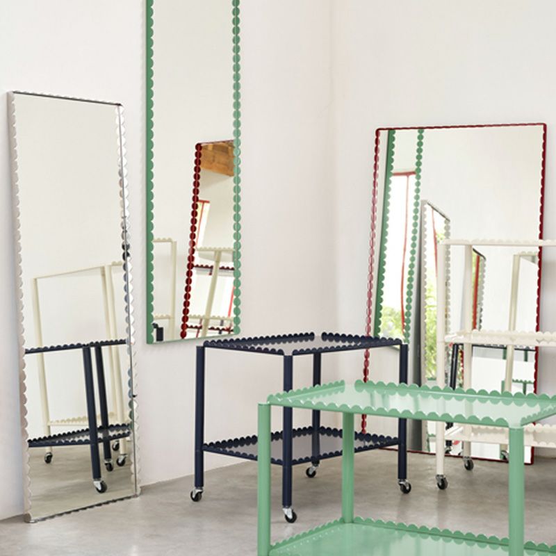 HAY ヘイ Arcs Mirror アークス ミラー Rectangle M レクタングル スクエア 50×133cm µサイズ ウォールミラー 鏡 壁掛け鏡 四角型 ミラー デザイン：ミュラー・ヴァン・セーヴェレン