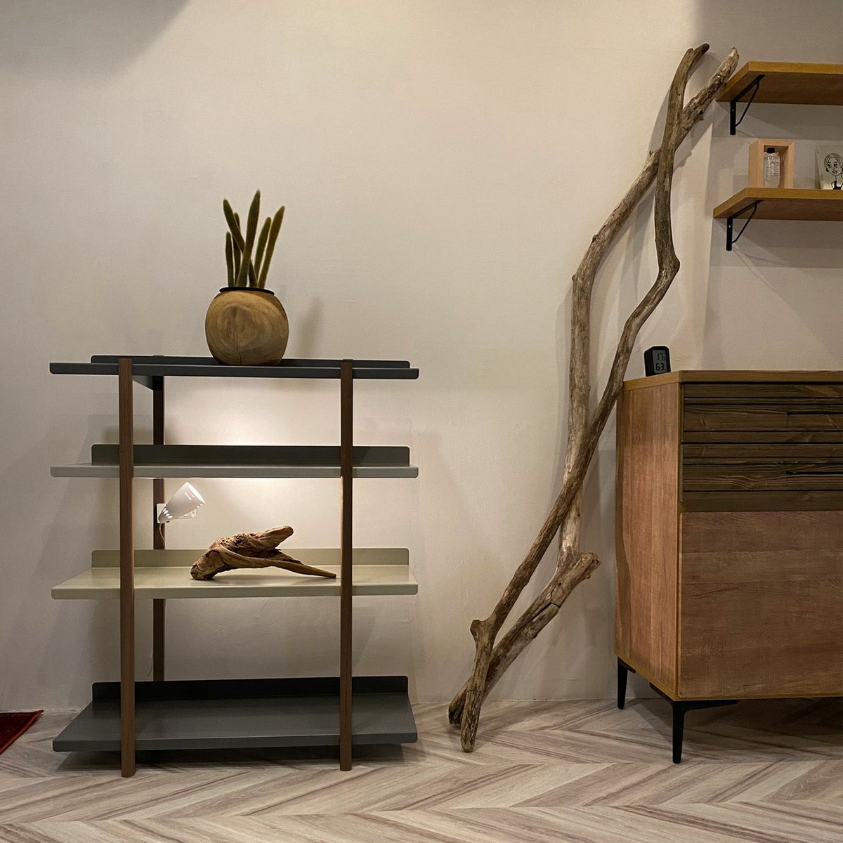 DUENDE デュエンデ MARGE SHELF 4 OIL FINISH マージ シェルフ オイルステインフィニッシュ DU0329 カラー：2パターン デザイン：芦沢 啓治