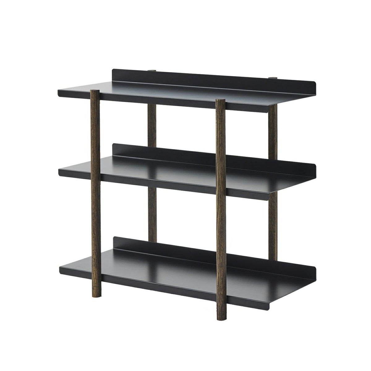 DUENDE デュエンデ MARGE SHELF 3 BK OIL STAIN FINISH マージ シェルフ ブラック オイルステインフィニッシュ DU0328BK カラー：ブラック デザイン：芦沢 啓治