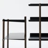 DUENDE デュエンデ MARGE SHELF 3 BK OIL STAIN FINISH マージ シェルフ ブラック オイルステインフィニッシュ DU0328BK カラー：ブラック デザイン：芦沢 啓治
