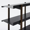 DUENDE デュエンデ MARGE SHELF 3 BK OIL STAIN FINISH マージ シェルフ ブラック オイルステインフィニッシュ DU0328BK カラー：ブラック デザイン：芦沢 啓治