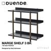 DUENDE デュエンデ MARGE SHELF 3 BK OIL STAIN FINISH マージ シェルフ ブラック オイルステインフィニッシュ DU0328BK カラー：ブラック デザイン：芦沢 啓治