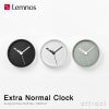 Lemnos レムノス Extra Normal Clock エクストラ ノーマル クロック RM24-07 置き時計 掛け時計 Φ130mm カラー：3色 デザイン：ロス・ミクブライド