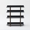 DUENDE デュエンデ MARGE SHELF 4 BK OIL STAIN FINISH マージ シェルフ ブラック オイルステインフィニッシュ DU0329BK カラー：ブラック デザイン：芦沢 啓治