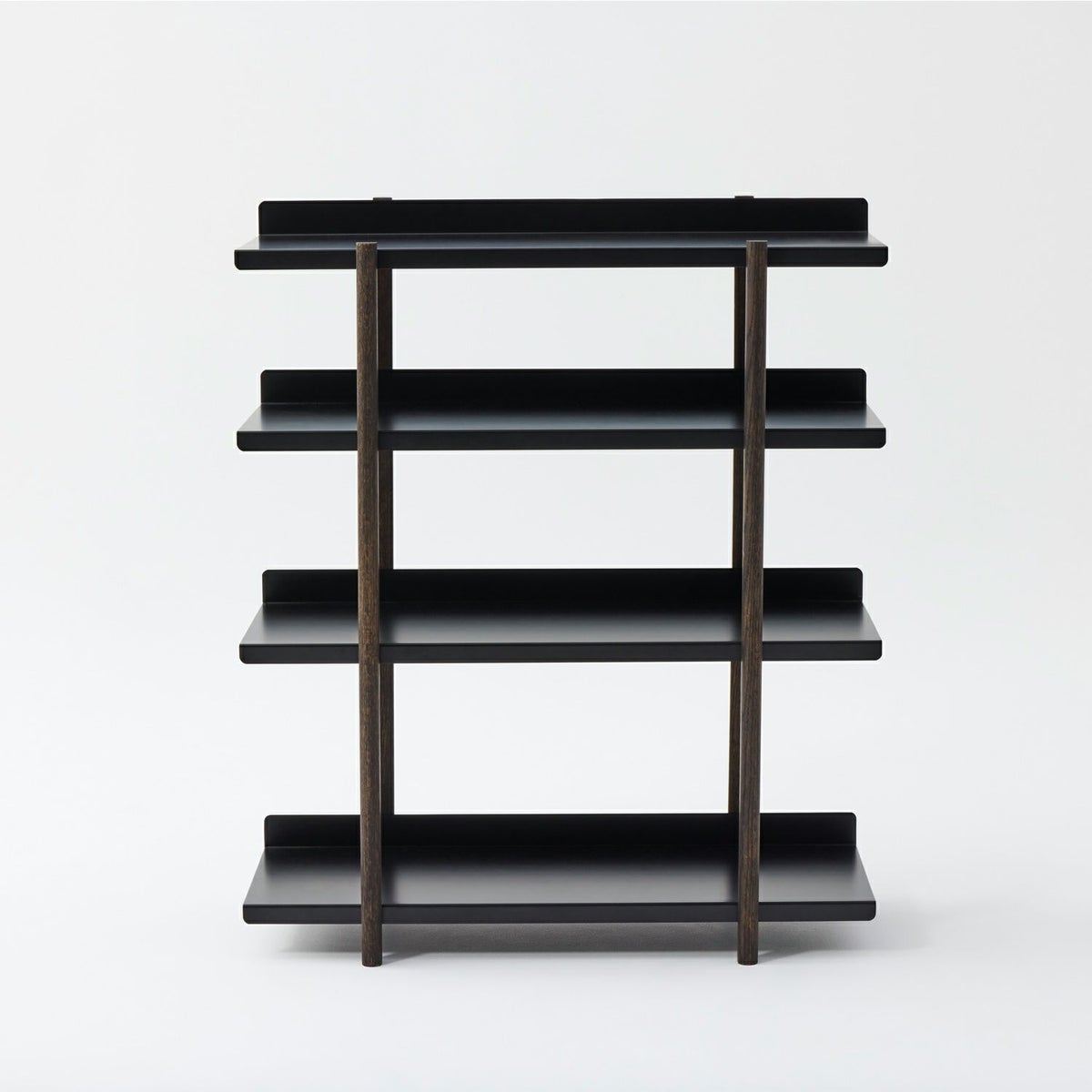 DUENDE デュエンデ MARGE SHELF 4 BK OIL STAIN FINISH マージ シェルフ ブラック オイルステインフィニッシュ DU0329BK カラー：ブラック デザイン：芦沢 啓治