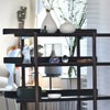 DUENDE デュエンデ MARGE SHELF 4 BK OIL STAIN FINISH マージ シェルフ ブラック オイルステインフィニッシュ DU0329BK カラー：ブラック デザイン：芦沢 啓治