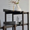 DUENDE デュエンデ MARGE SHELF 4 BK OIL STAIN FINISH マージ シェルフ ブラック オイルステインフィニッシュ DU0329BK カラー：ブラック デザイン：芦沢 啓治