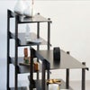 DUENDE デュエンデ MARGE SHELF 4 BK OIL STAIN FINISH マージ シェルフ ブラック オイルステインフィニッシュ DU0329BK カラー：ブラック デザイン：芦沢 啓治