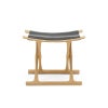 Carl Hansen & Son カール・ハンセン＆サン OW2000 Egyptian Stool エジプシャンスツール オーク（クリアラッカー塗装） 張座：サドルレザー デザイン：オーレ・ヴァンシャー