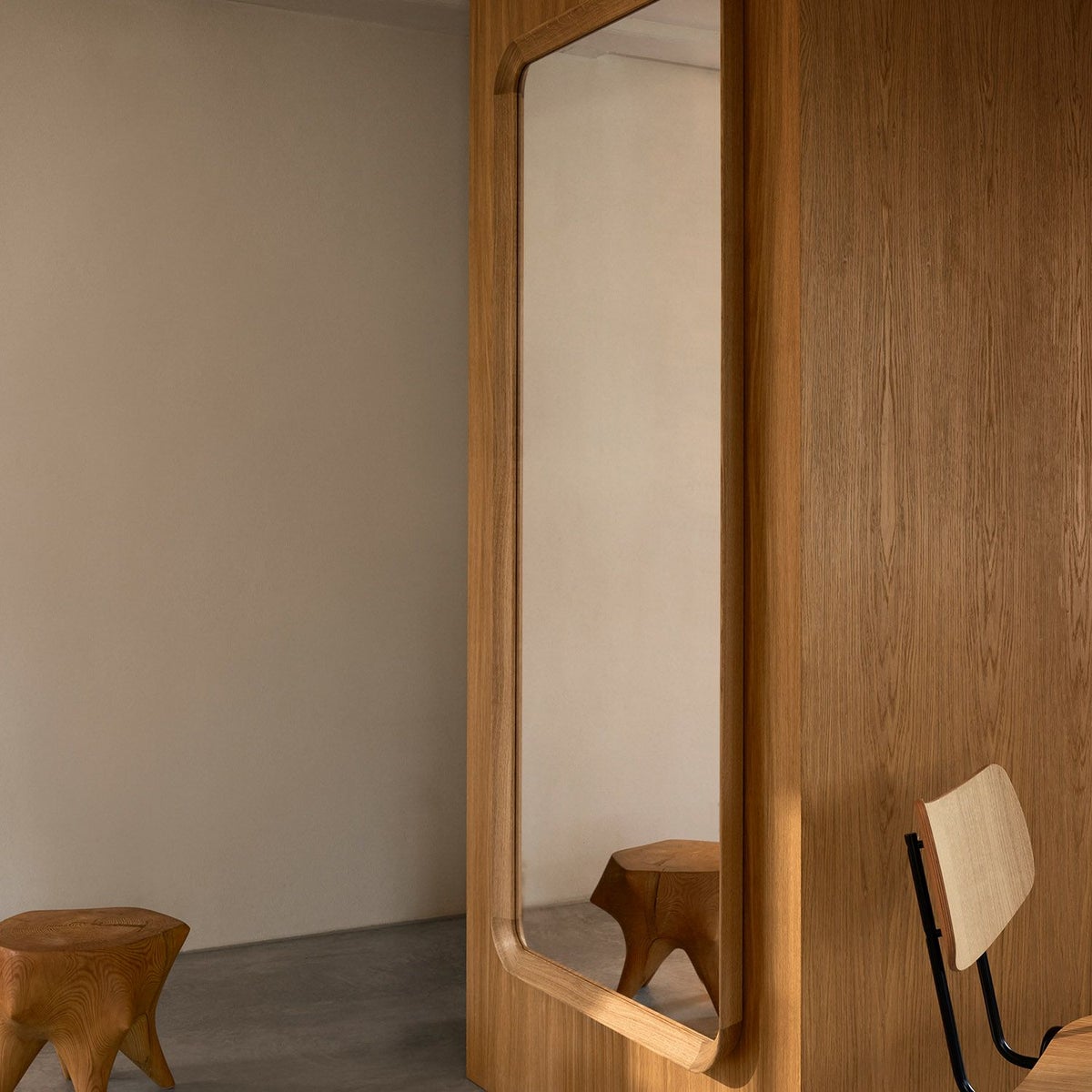 Carl Hansen & Son カール・ハンセン＆サン VLA62 Radio House Mirror ラジオハウスミラー オーク（オイルフィニッシュ） 全身鏡 デザイン：ヴィルヘルム・ラウリッツェン