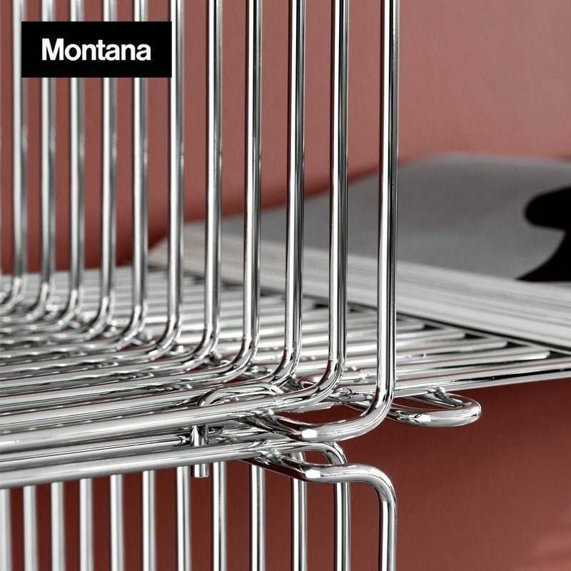 Montana モンタナ Panton Wire パントン ワイヤー フレーム シングル ハーフ 7661T サイズ：W34.8 × H17.2cm （奥行：34.8cm） カラー：7色 デザイン：Verner Panton ヴェルナー・パントン