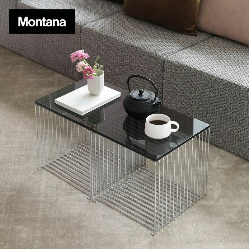 Montana モンタナ Panton Wire パントン ワイヤー フレーム シングル ハーフ 7661T サイズ：W34.8 × H17.2cm （奥行：25.7cm） カラー：7色 デザイン：Verner Panton ヴェルナー・パントン