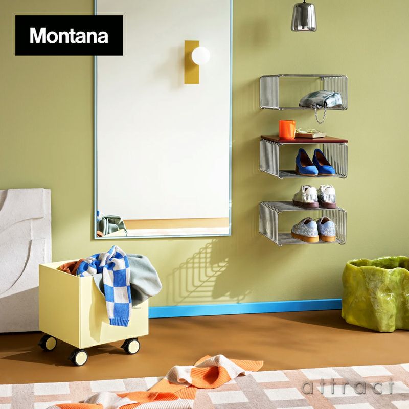 Montana モンタナ Panton Wire パントン ワイヤー フレーム ダブル 6111T サイズ：W70cm （奥行：25.7cm） カラー：7色 デザイン：Verner Panton ヴェルナー・パントン