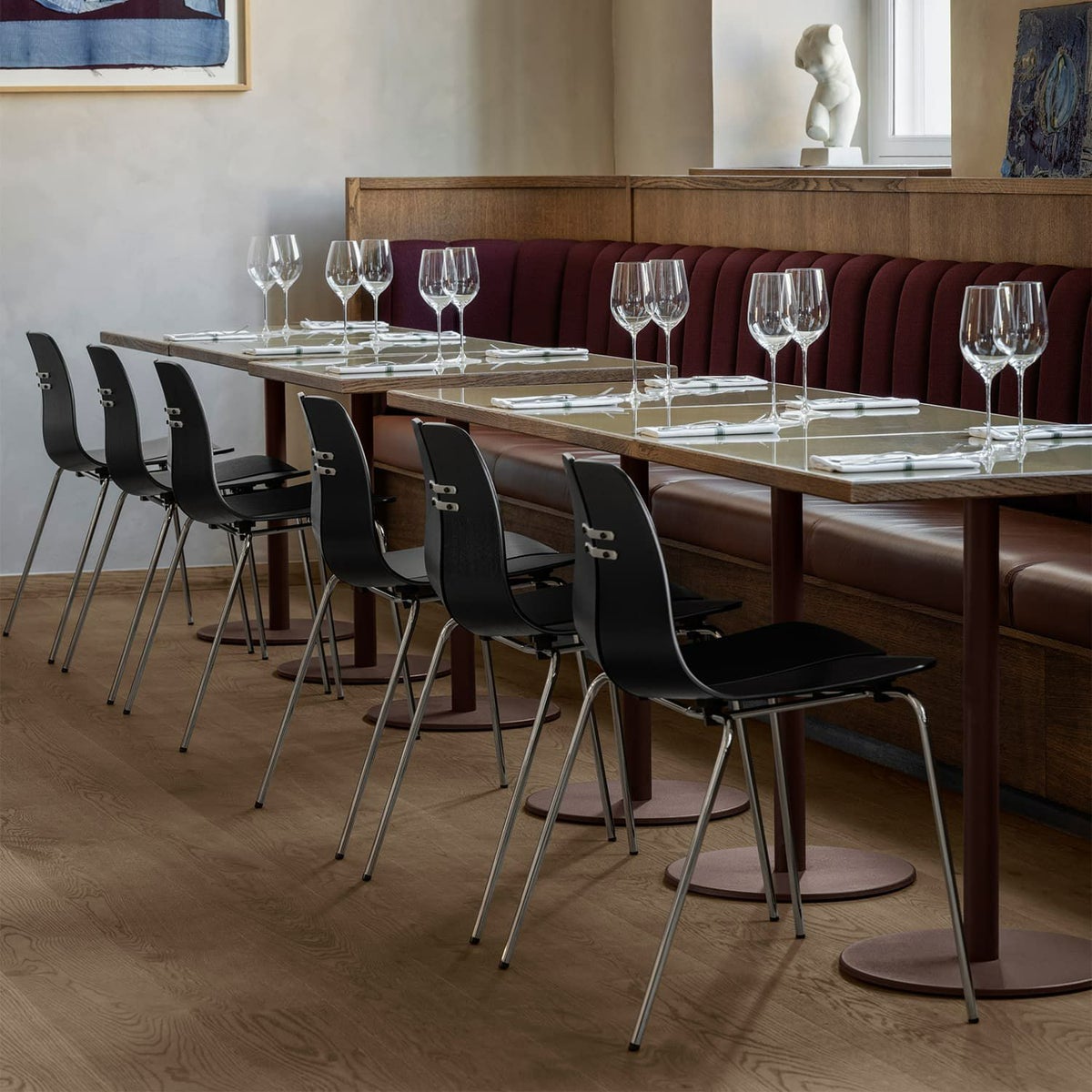 FRITZ HANSEN フリッツ・ハンセン PK3 ダイニングチェア カラードアッシュ カラー：ブラック