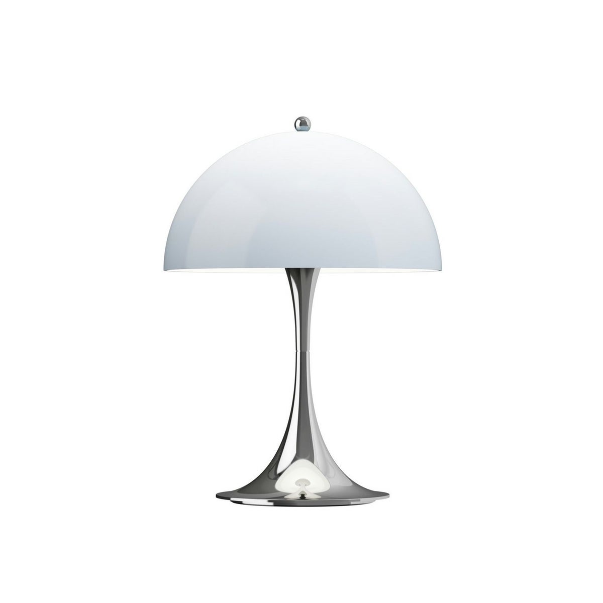 Louis Poulsen ルイスポールセン Panthella 250 Portable パンテラ 250 ポータブル テーブルランプ カラー：オパール・ブルー・グレー クローム デザイン：ヴェルナー・パントン