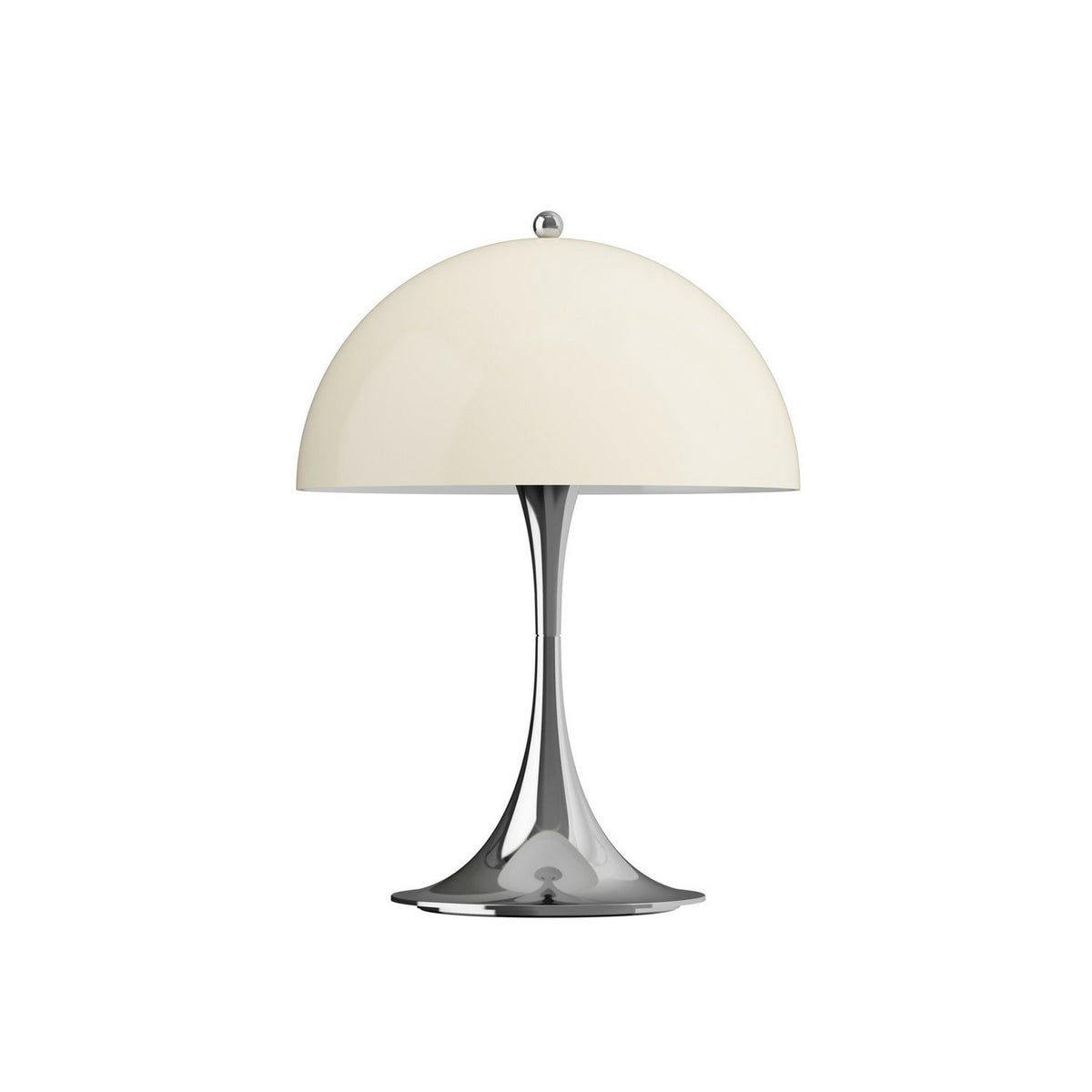 Louis Poulsen ルイスポールセン Panthella 250 Portable パンテラ 250 ポータブル テーブルランプ カラー：オパール・ベージュ クローム デザイン：ヴェルナー・パントン
