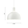 Louis Poulsen ルイスポールセン FJ Elements Pendant Lamp FJ エレメンツ ペンダントランプ Φ250mm カラー：ホワイト デザイン：フィン・ユール