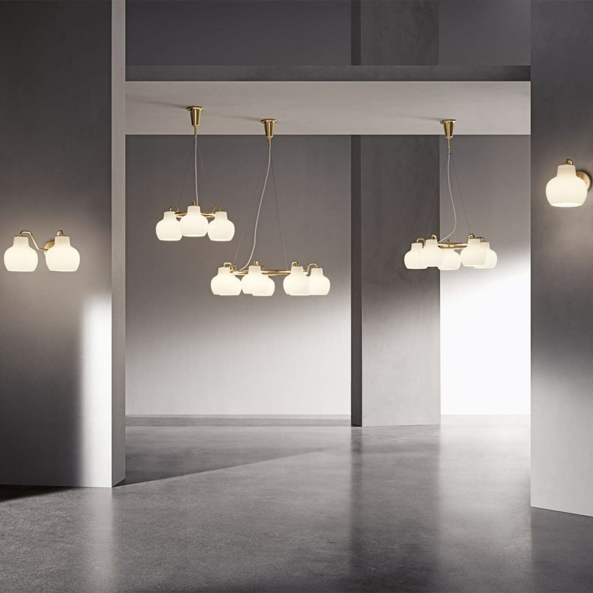 Louis Poulsen ルイスポールセン VL Ring Crown Wall 1 リングクラウン ウォール 1灯 ウォールライト Φ190 ヴィルヘルム・ラウリッツェン