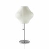 Herman Miller ハーマンミラー BUBBLE LAMPS バブルランプ Pear Lotus Table Lamp ペアー ロータス テーブルランプ ブラッシュドニッケル デザイン：ジョージ・ネルソン