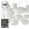 Herman Miller ハーマンミラー BUBBLE LAMPS バブルランプ Pear Lotus Table Lamp ペアー ロータス テーブルランプ ブラッシュドニッケル デザイン：ジョージ・ネルソン